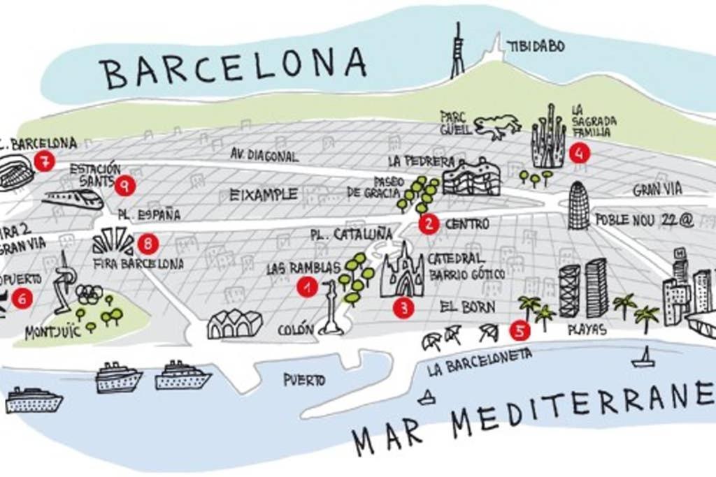 7 Pax Montserrat Ramblas Barcelona Barcelone Extérieur photo